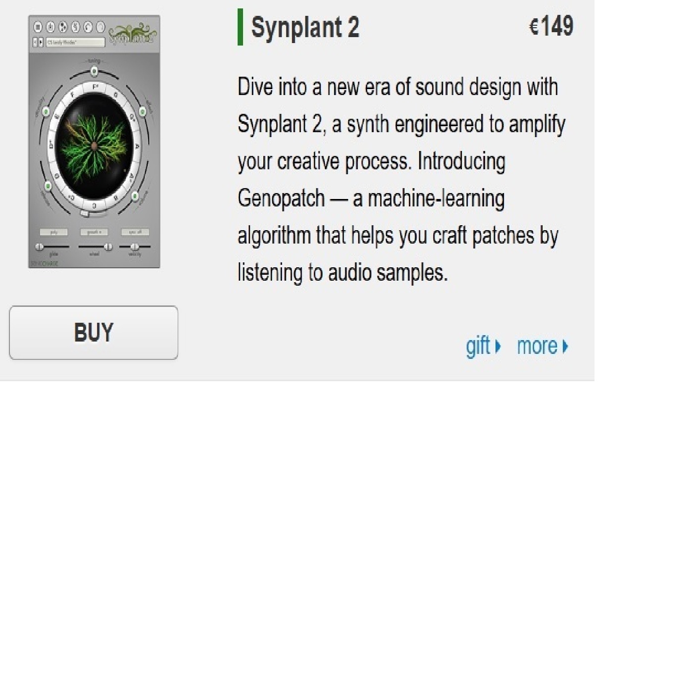 Sonic Charge Synplant 2